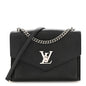 Soft Calfskin My Lockme Chain Bag BB Black