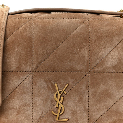 Suede Matelasse Monogram Mini Jamie 4.3 Whisper Pink