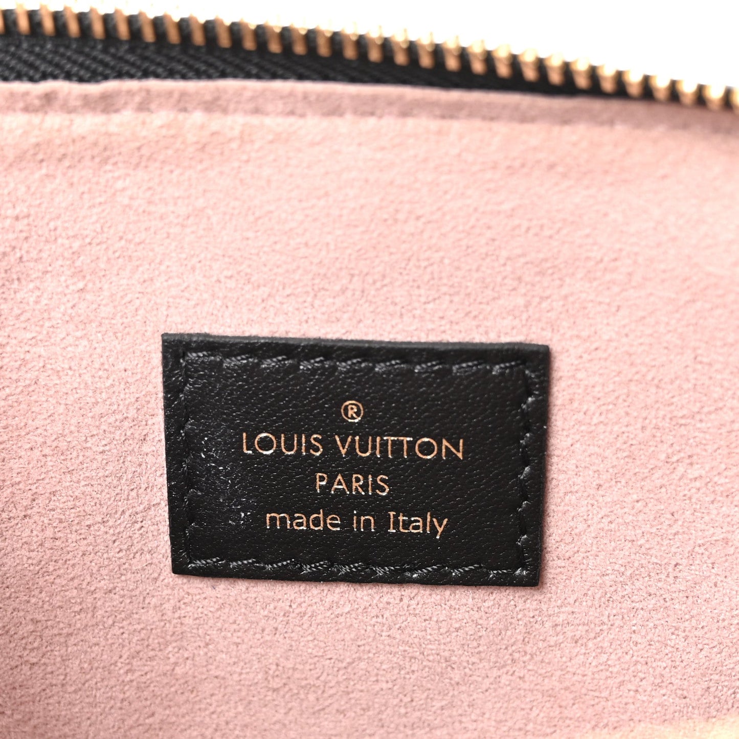Lambskin Embossed Monogram Coussin PM Black