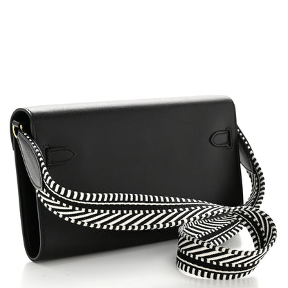 Evercolor Cavale Kelly Wallet To Go Black Ecru