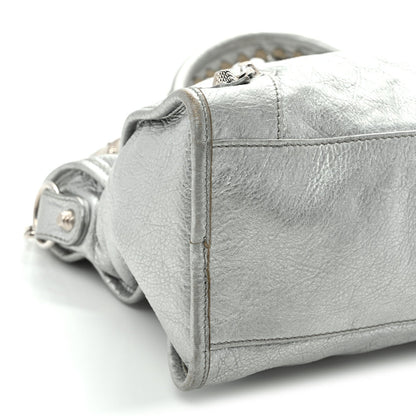 Metallic Agneau Giant 12 Silver Hardware City Gris Aluminum