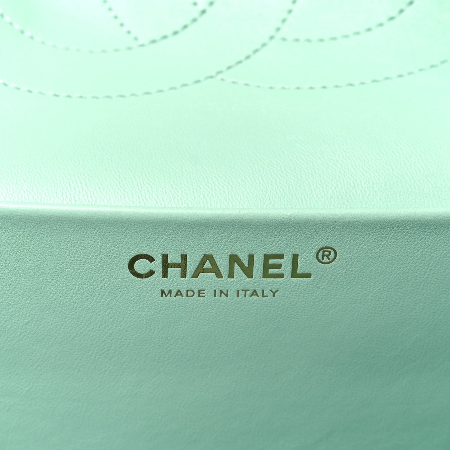 Suede Calfskin Small Souplissimo Maxi Flap Green