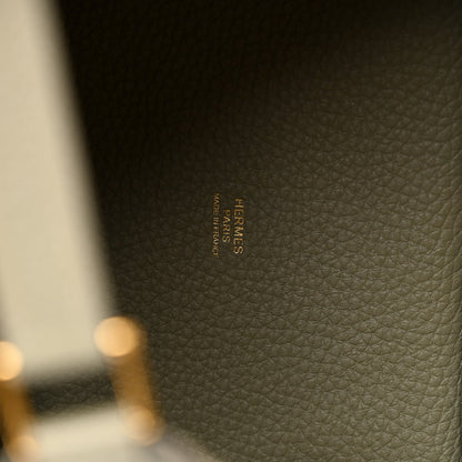Taurillon Clemence Picotin Lock 18 PM Sauge