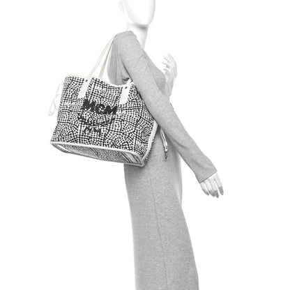Visetos Medium Liz Reversible Shopper Tote White