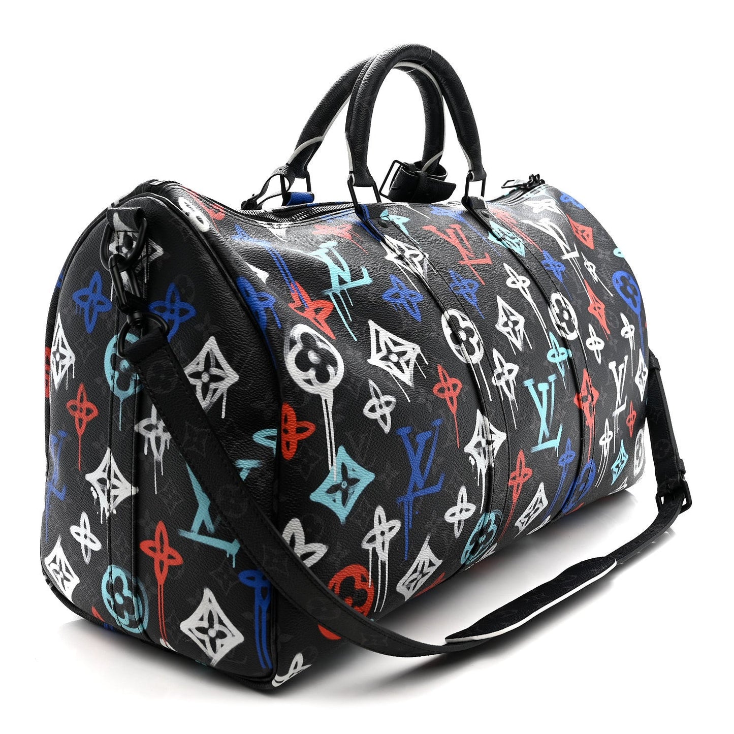 Monogram Eclipse LV Graffiti Keepall Bandouliere 50 Multicolor