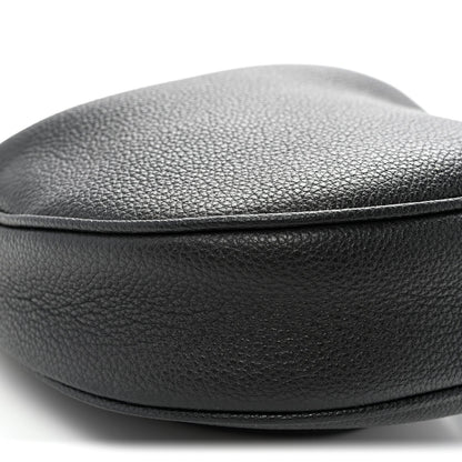 Supple Grained Calfskin Teen Lulu Shoulder Bag Black