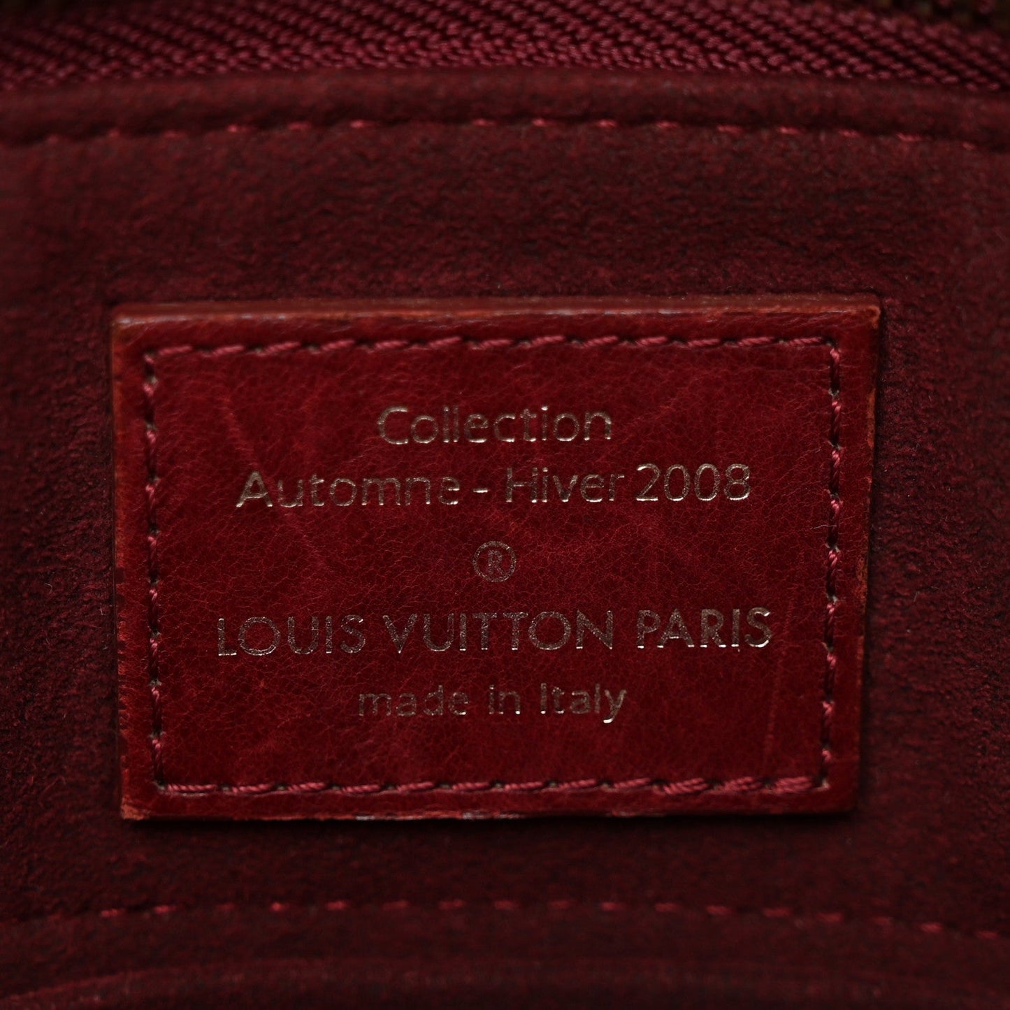 Monogram Paris Souple Whisper PM Burgundy