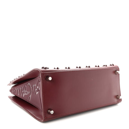 Calfskin Spikes Loubinthesky Medium Paloma Bordeaux