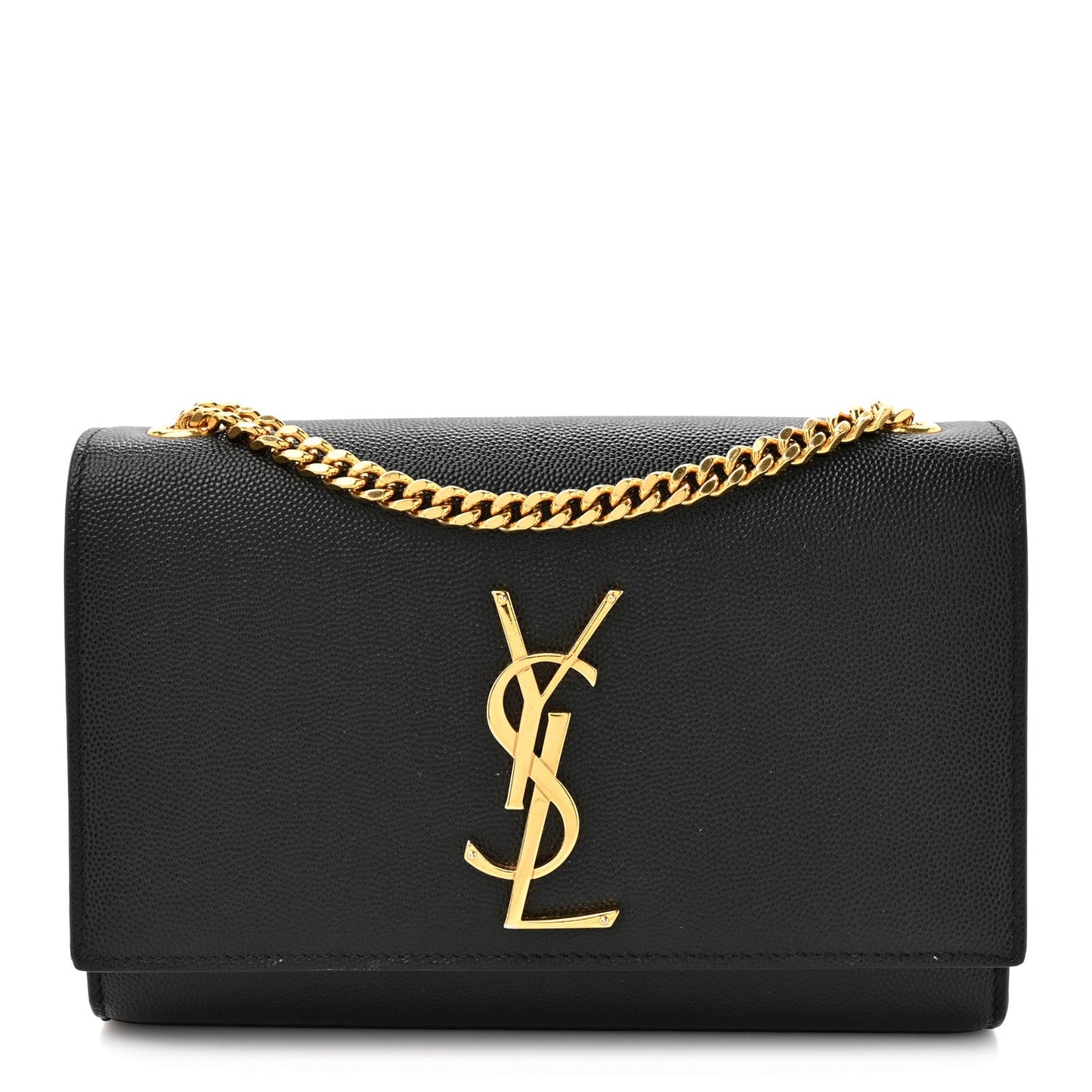 Grain De Poudre Small Monogram Kate Satchel Black