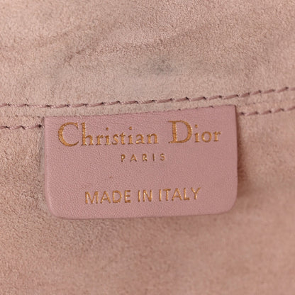 Calfskin Macrocannage Medium Toujours Powder Pink