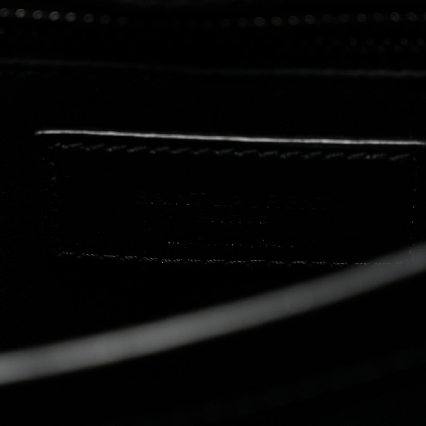 Calfskin Y Quilted Monogram Monochrome Toy Loulou Crossbody Bag Black