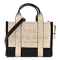 Grained Calfskin Small The Tote Bag Ivory Black