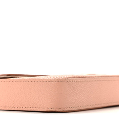 Empreinte Monogram Giant Felicie Pochette Chain Wallet Rose Trianon Creme