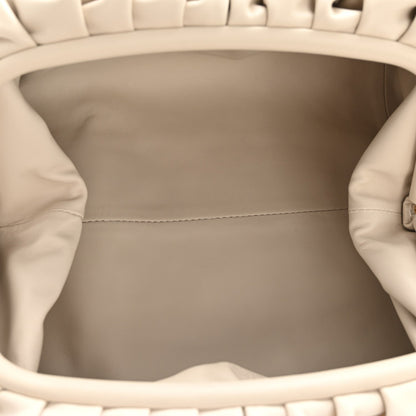 Smooth Butter Calf The Pouch Oversized Clutch Plaster