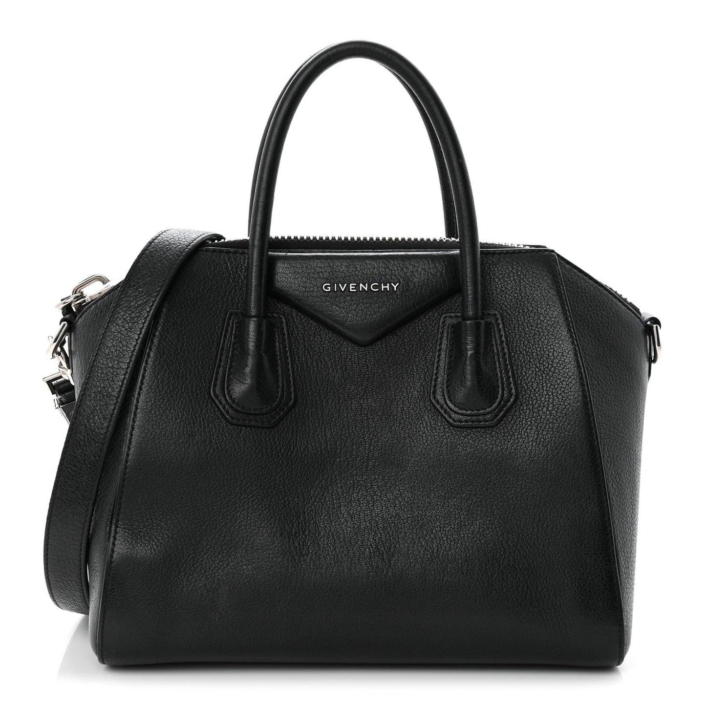 Sugar Goatskin Small Antigona Black