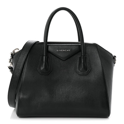 Sugar Goatskin Small Antigona Black
