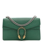 Dollar Calfskin Crystal Small Dionysus Shoulder Bag Emerald