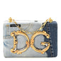 Denim DG Girls Shoulder Bag Blue