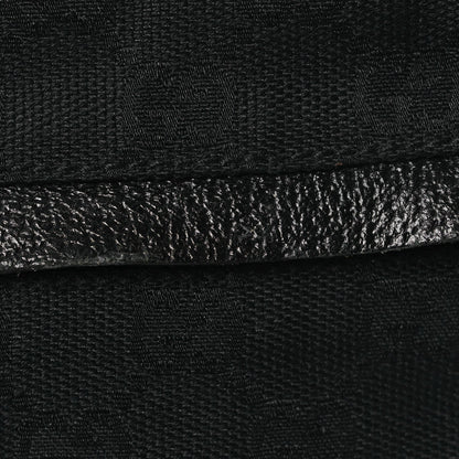 GG Monogram Double Pocket Belt Bag Black