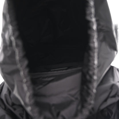 Nylon Saddle Backpack Black