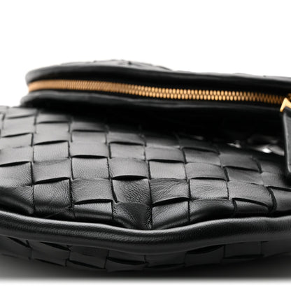 Nappa Intrecciato Small Gemelli Black