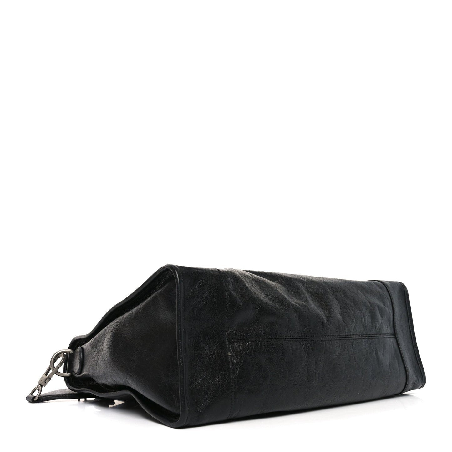 Fluffy Calfskin Morpheus Weekender Duffle Black