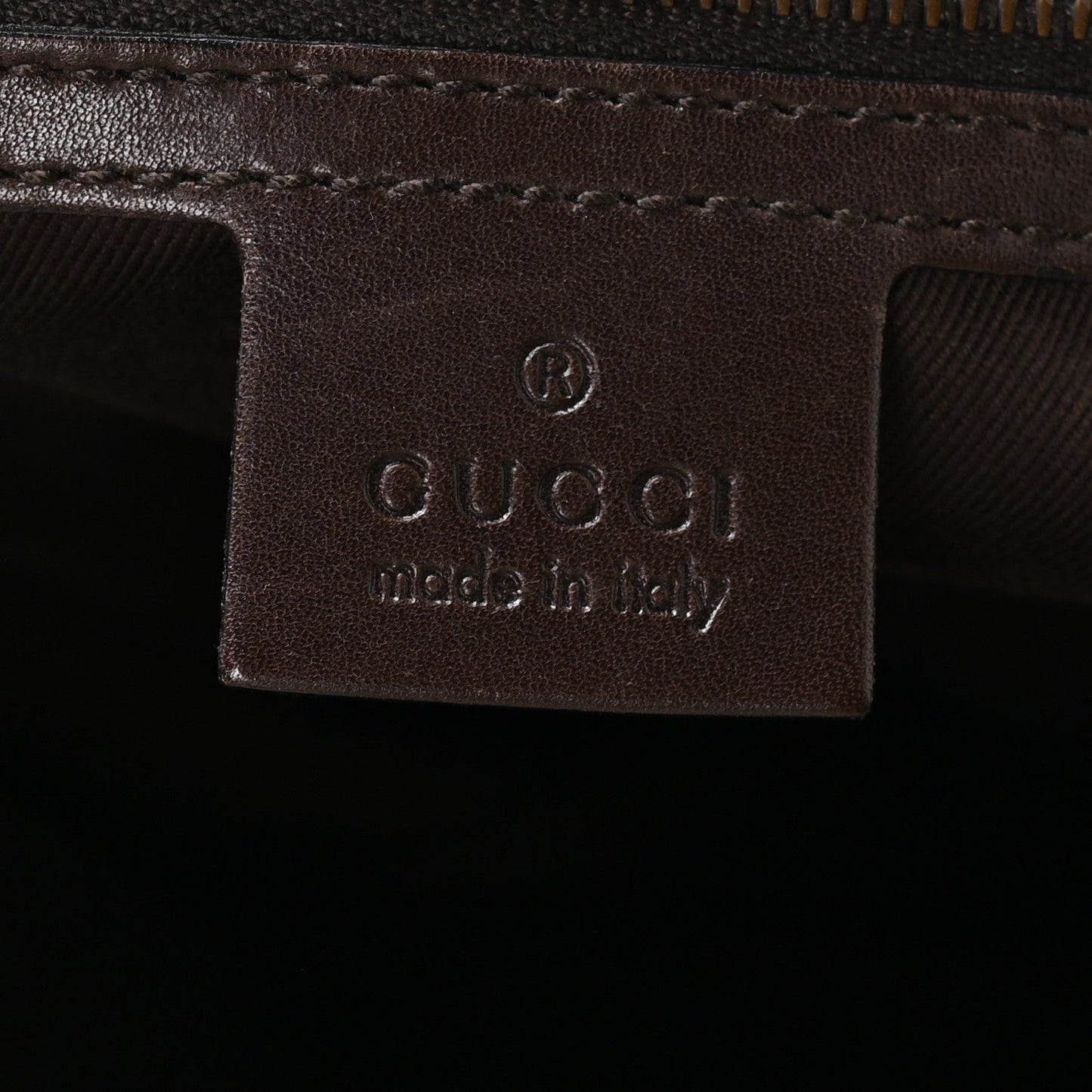 Monogram Braided Shoulder Bag Brown