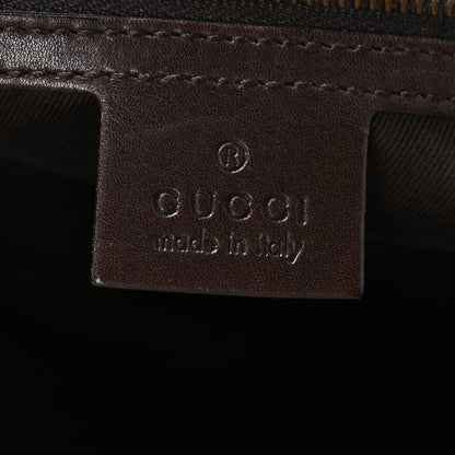Monogram Braided Shoulder Bag Brown