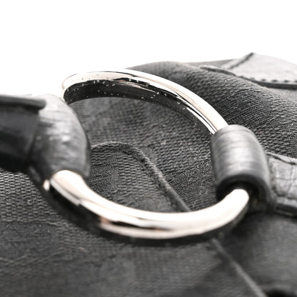 Monogram Horsebit Chain Clutch Black