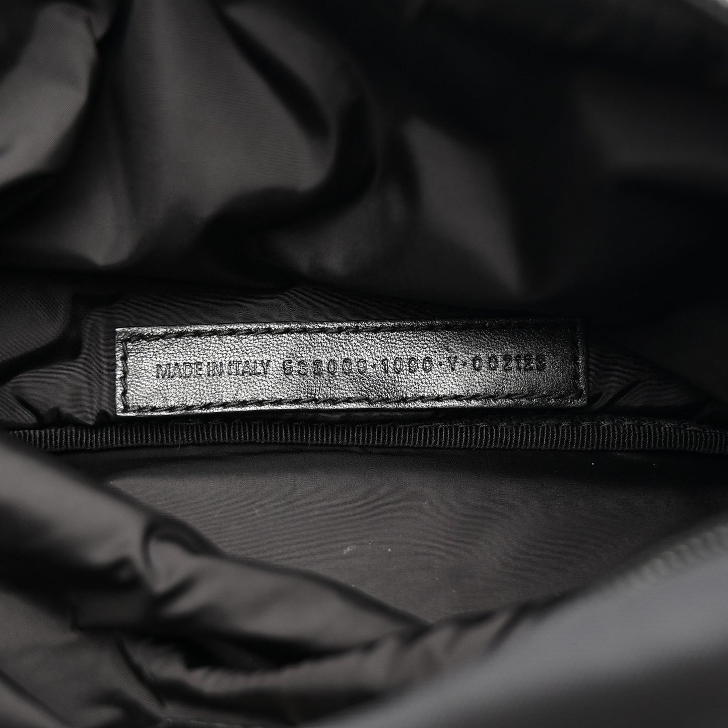 Recycled Sport Nylon Logo Embroidered Wheel Beltpack Black