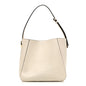 Calfskin VLogo Bucket Bag White
