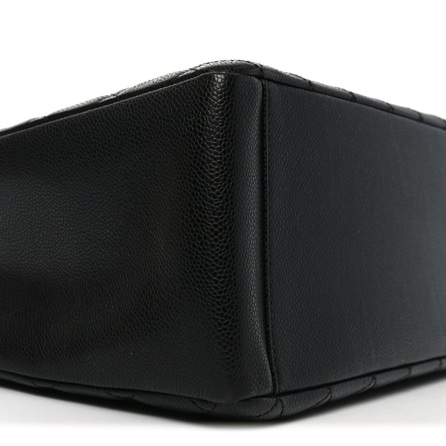 Caviar Quilted Grand Shopping Tote GST Black
