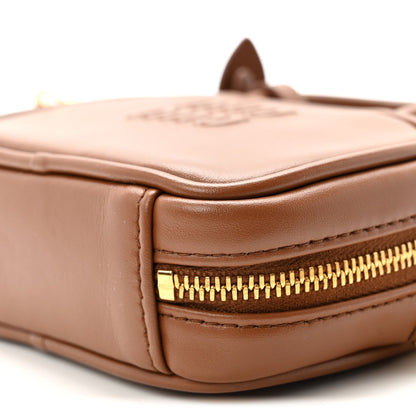 Calfskin Beau Micro Bag Cognac