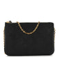 Empreinte Double Zip Pochette Black