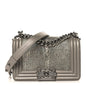 Galuchat Stingray Small Boy Flap Silver