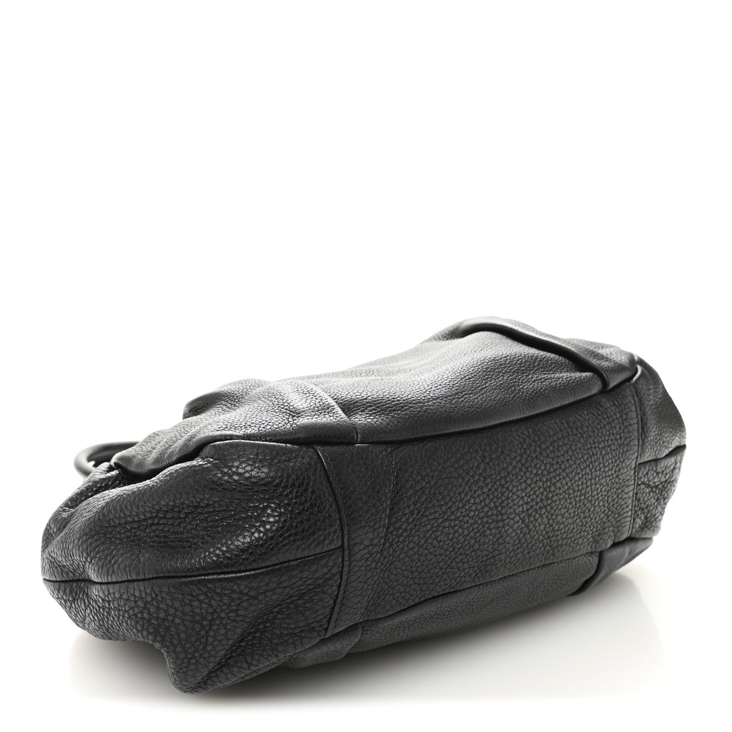 Vitello Daino Shoulder Bag Black