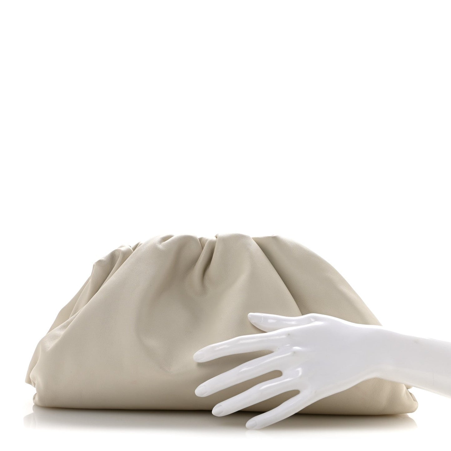 Smooth Butter Calf The Pouch Oversized Clutch Mist