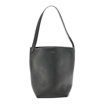 Grained Calfskin Medium N/S Park Tote Black
