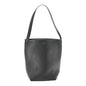 Grained Calfskin Medium N/S Park Tote Black