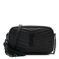 Grain De Poudre Matelasse Monochrome Monogram Mini Lou Camera Bag Black