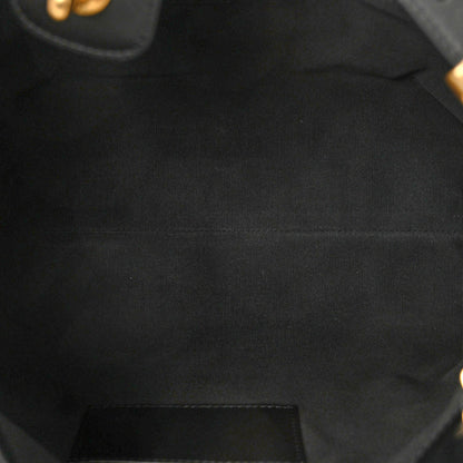 Calfskin Quilted Small Coco Base Shopping Bag Black