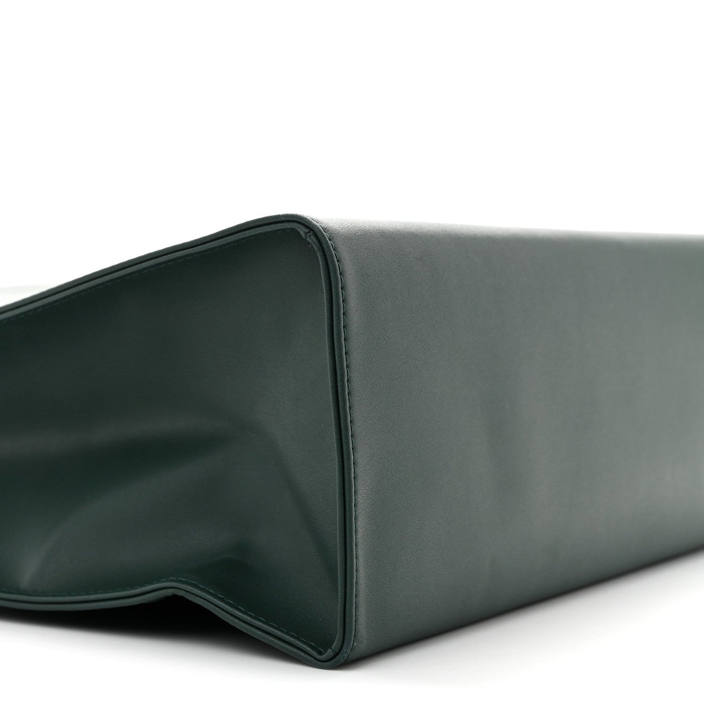 Vegan Leather Medium Shopping Bag Dark Olive