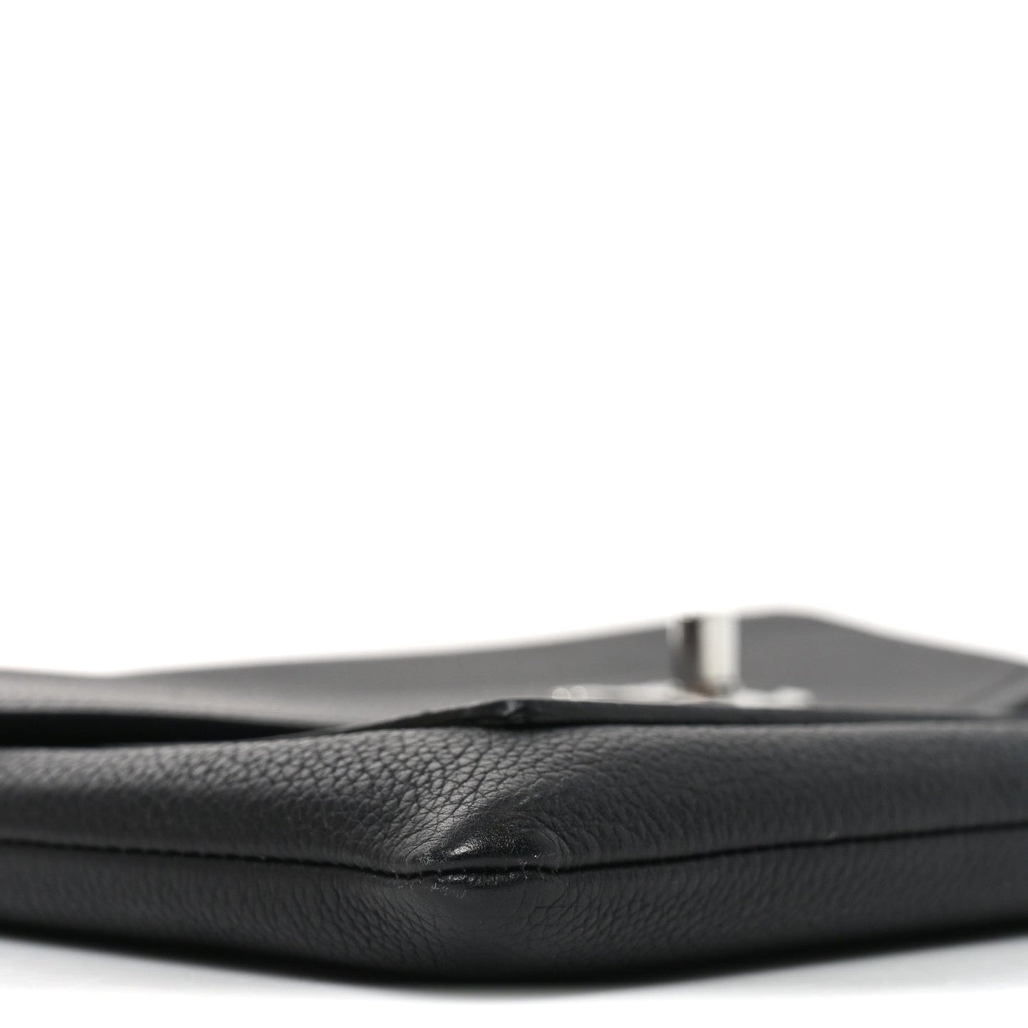 Soft Calfskin My Lockme Chain Pochette Black