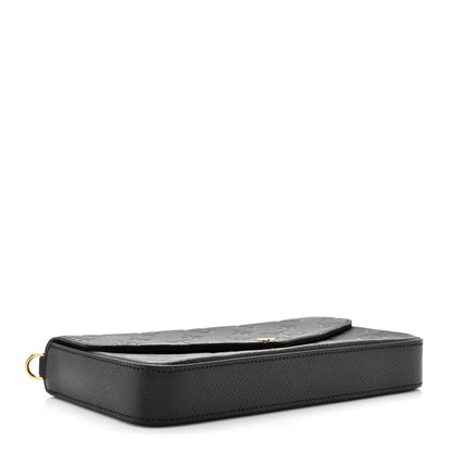 Empreinte Pochette Felicie Chain Wallet Black