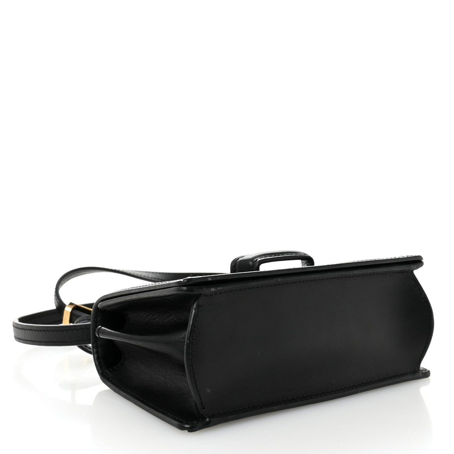Calfskin Small Barcelona Shoulder Bag Black