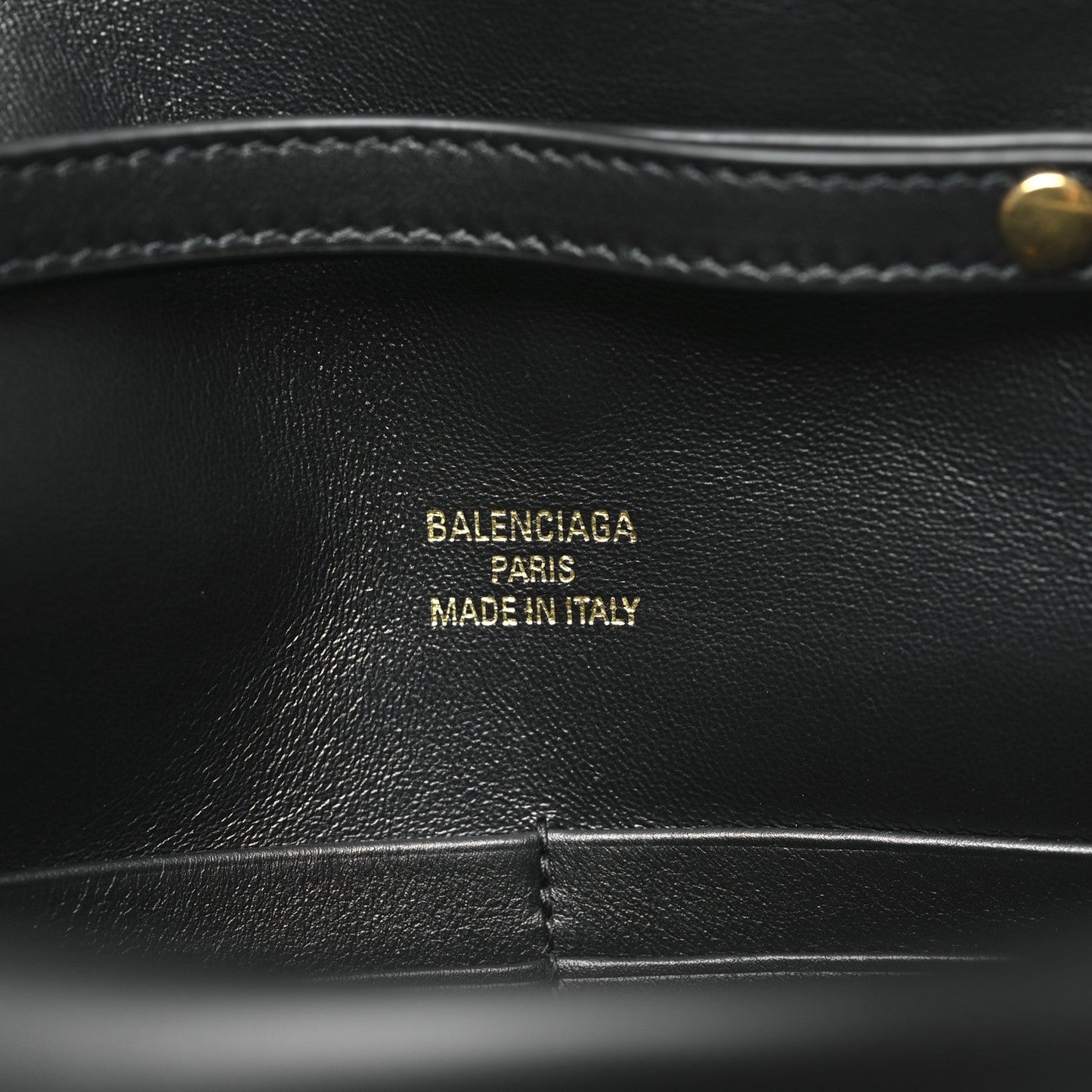 Smooth Calfskin Small Bel Air Clutch On Strap Black