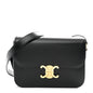 Shiny Calfskin Medium Triomphe Black