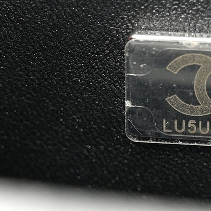 Lambskin Quilted Mini Rectangular Flap So Black