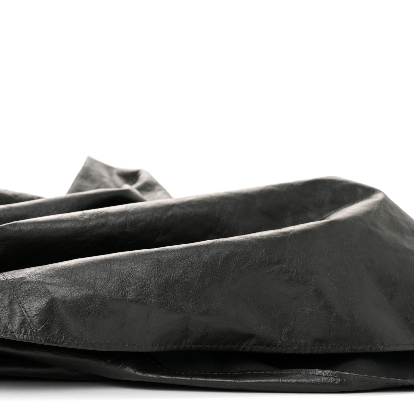 Calfskin Foulard Shoulder Bag Dark Green