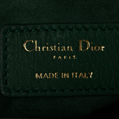 Ostrich Small Lady Dior Green